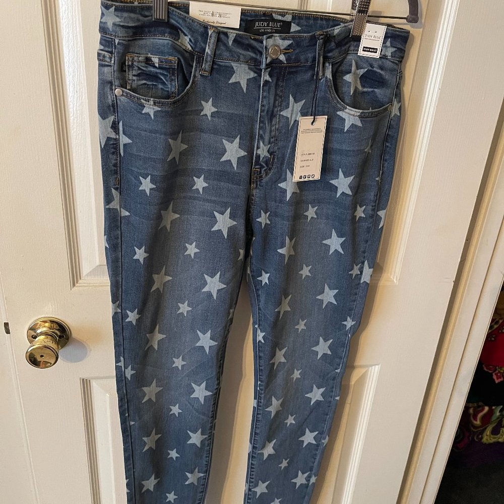 Judy Blue Star Denim Jeans